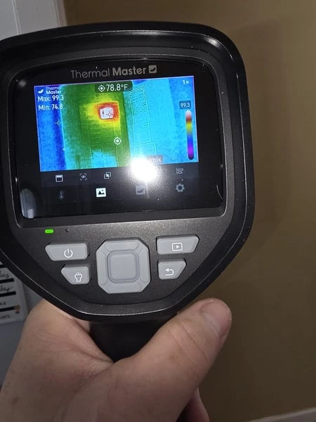 Thermal diagnostic scan of a Shore home